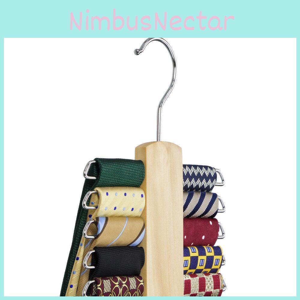 Premium Wooden Scarf Hanger Stylish And Functional Scarf Organizer