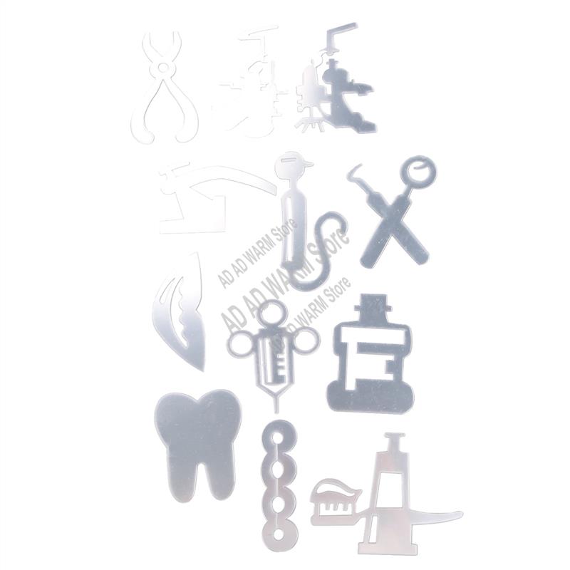 AD23-Dentist DIY Giant Wall Clock   Oversized Wall Clock Big Needle Mirror Dentist Office Decor Dentist Gift