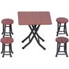 1:12 Dollhouse Folding Table Stool Miniature Doll House Furniture Model DecorationSquare Table