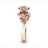 1Pc Fashion Ring with Synthetic Zircon, Suitable for Daily Wear