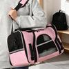 Portable Pet Carrier For Travel, Hand-held, Single-shoulder, Or Cross-body, Foldable, Breathable, Transparent Pet Bag For Cats And Dogs