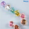 CH39 New Ice Cube Translucent Square Bead Diagonal Hole Candy-colored Exquisite Beaded Acrylic Jewelry Material Accessories