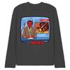 Steven Rhodes Unisex Adult Breaking News Long-Sleeved T-Shirt
