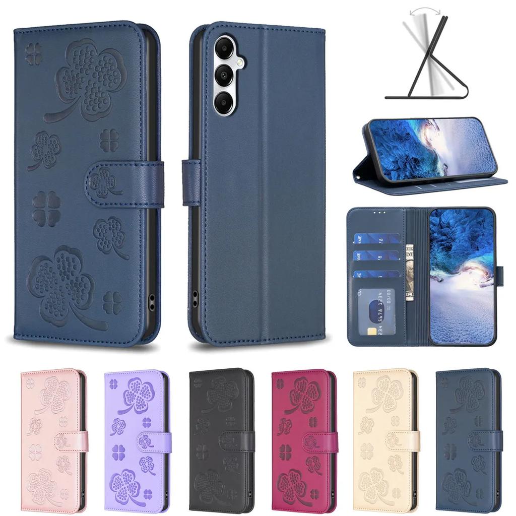 Flip Leather Case For Samsung Galaxy A56 5G A36 A16 A06 A55 A35 Cover Wallet Card Slot Holder Magnetic Flip Phone Case Fundas