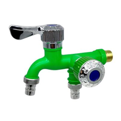 Dual Control Faucets Double Outlets Water Tap Universal Interface Connector Sink Faucets Home