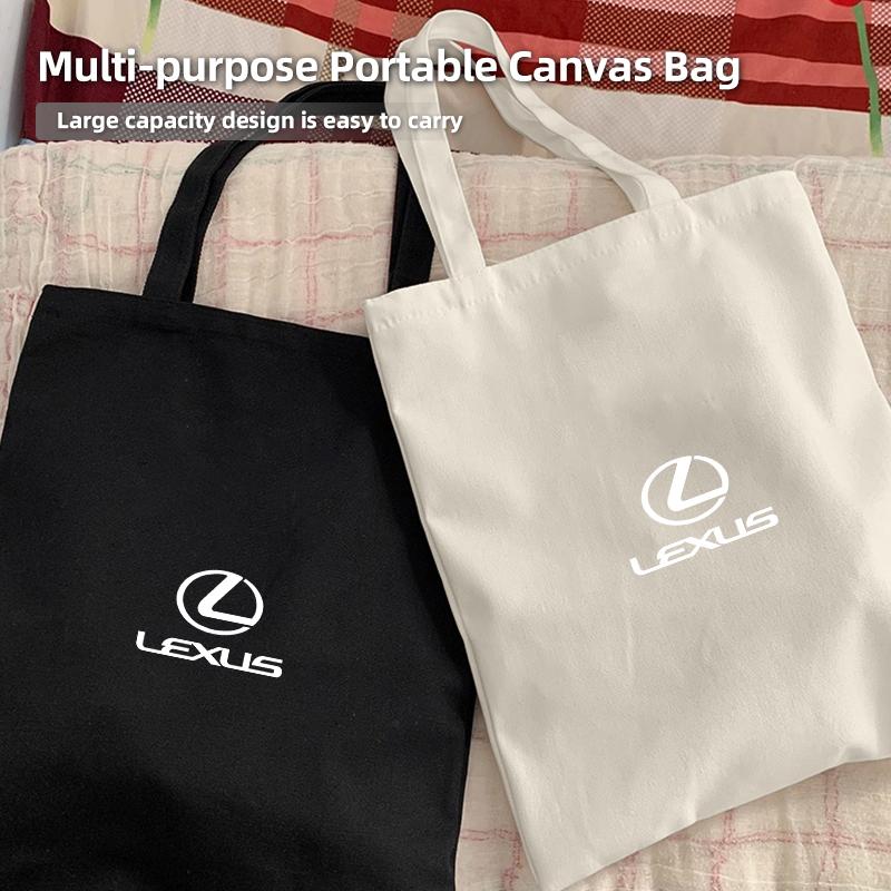 Car Canvas Shoulder Storage Bag Shopping Handheld Tote Travel Organizer For Lexus CT ES GS NX IS250 CT200h IS300h ES300h GE8