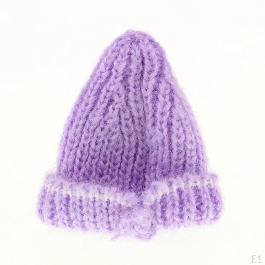 1/6 Hand Knitted Wool Hat Doll Dress