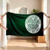 Celtic Football Club (1) Flannel blanket a soft accent for the bedroom and living room and a cozy home gift