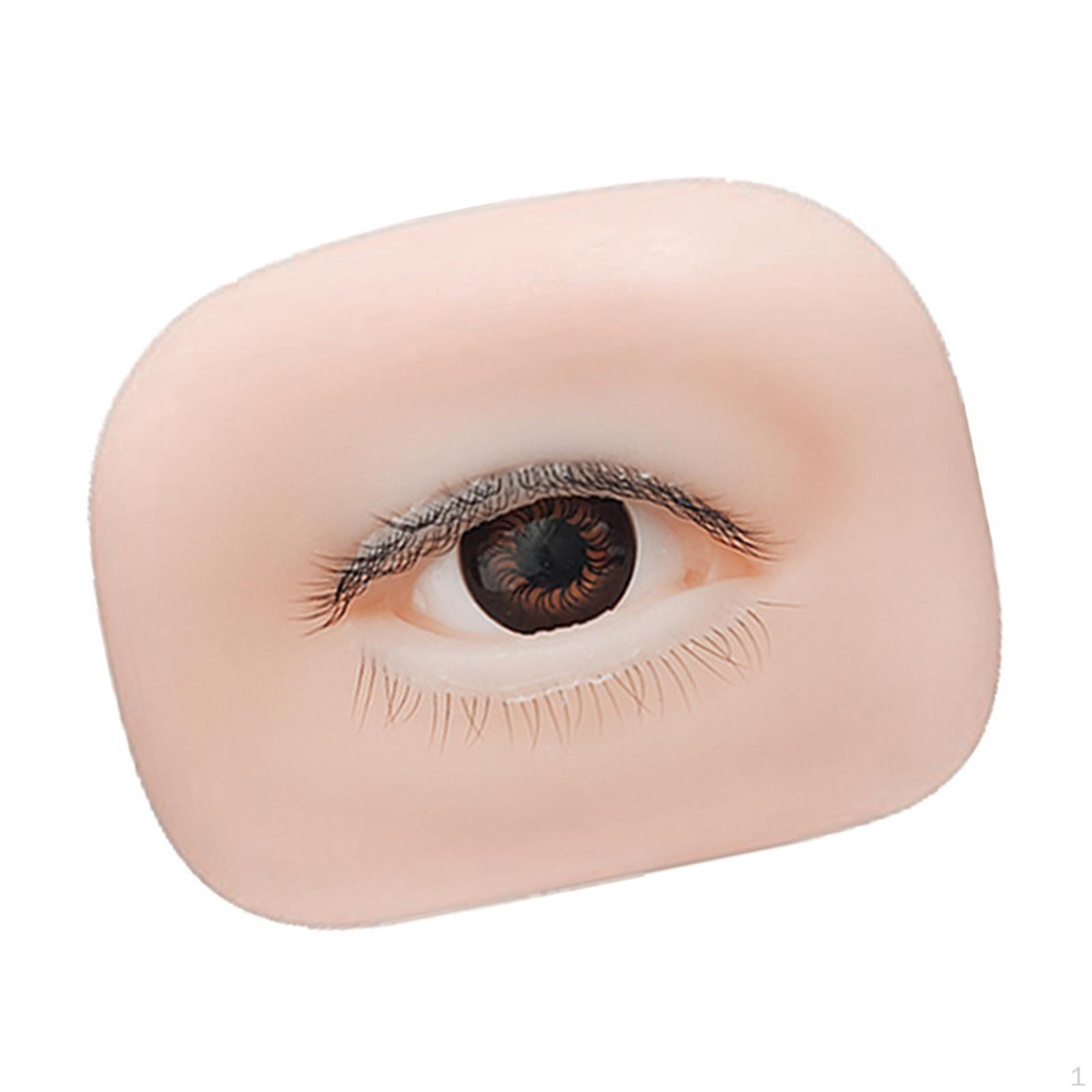 

5D Силиконовая доска для глаз, Тренировка ресниц Удобная Легкая Практика Искусственная для Художников Начинающих Right Eye