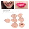 Soft Silicone Body Part Model, Piercing Practice Model Simulation Silicone Ear Eye Nose Mouth Tongue, Belly Button Model Safety Pierce Tool for