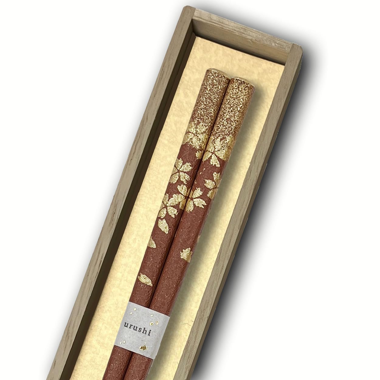 

Hashimoto Kosaku Lacquerware Sakura Fubuki Wajima Urushi Dry Lacquer Paulownia Wood Made in Japan with Natural Premium Perfect Gift Shop s Chopsticks,