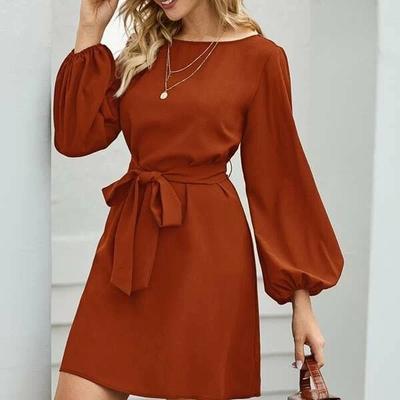 New Style Long Sleeve Slim Fit Bodycon Dress for Women Bodycon Dress,long Sleeve Dress,high Waist