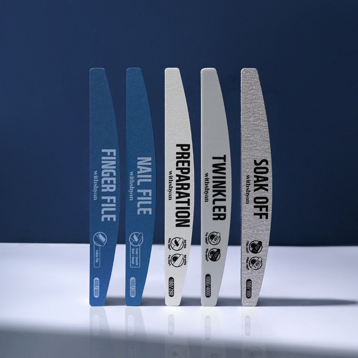 Premium Waterproof Nail File 5-Piece Set