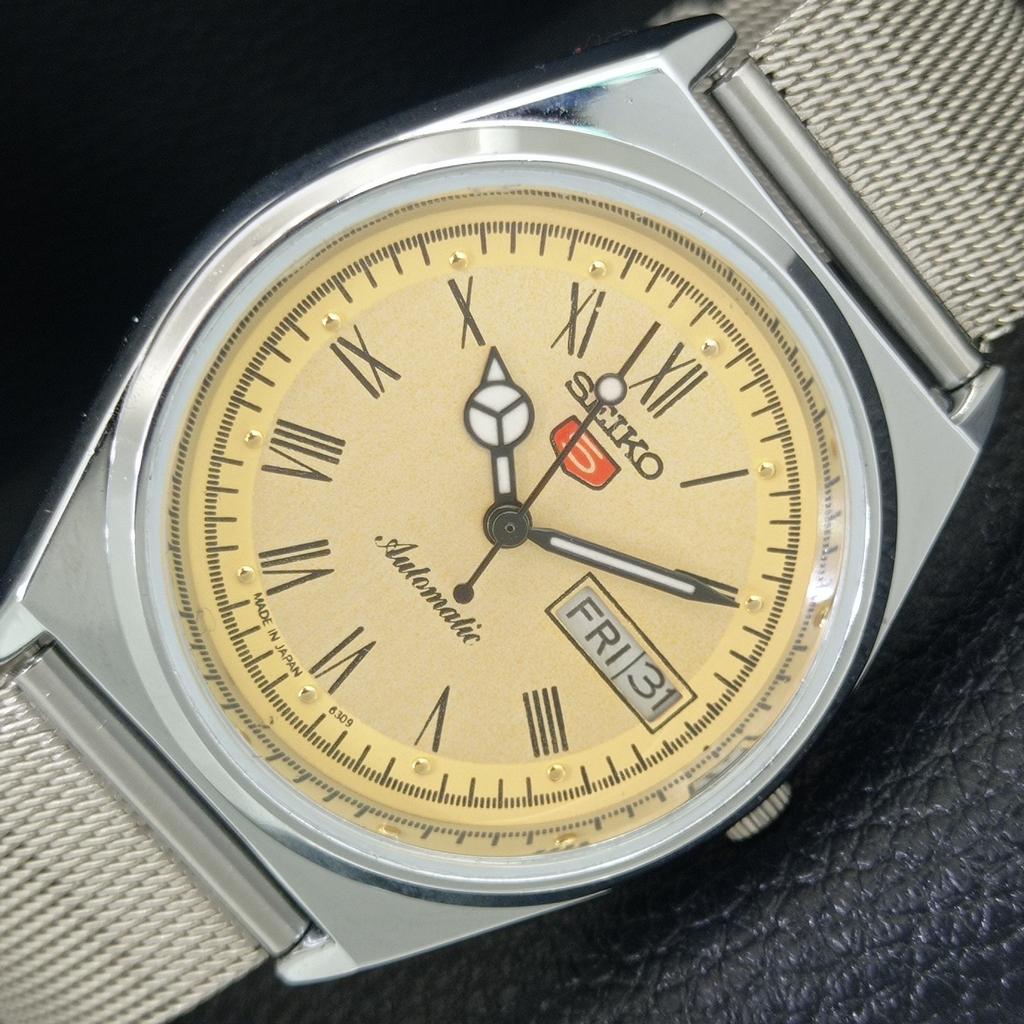 

REFURBISHED SEIKO 5 AUTOMATIC VINTAGE JAPAN MENS ROMAN FIGURE WATCH a442645-1