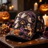 Halloween print baseball cap street accessory hat everyday casual sun hat