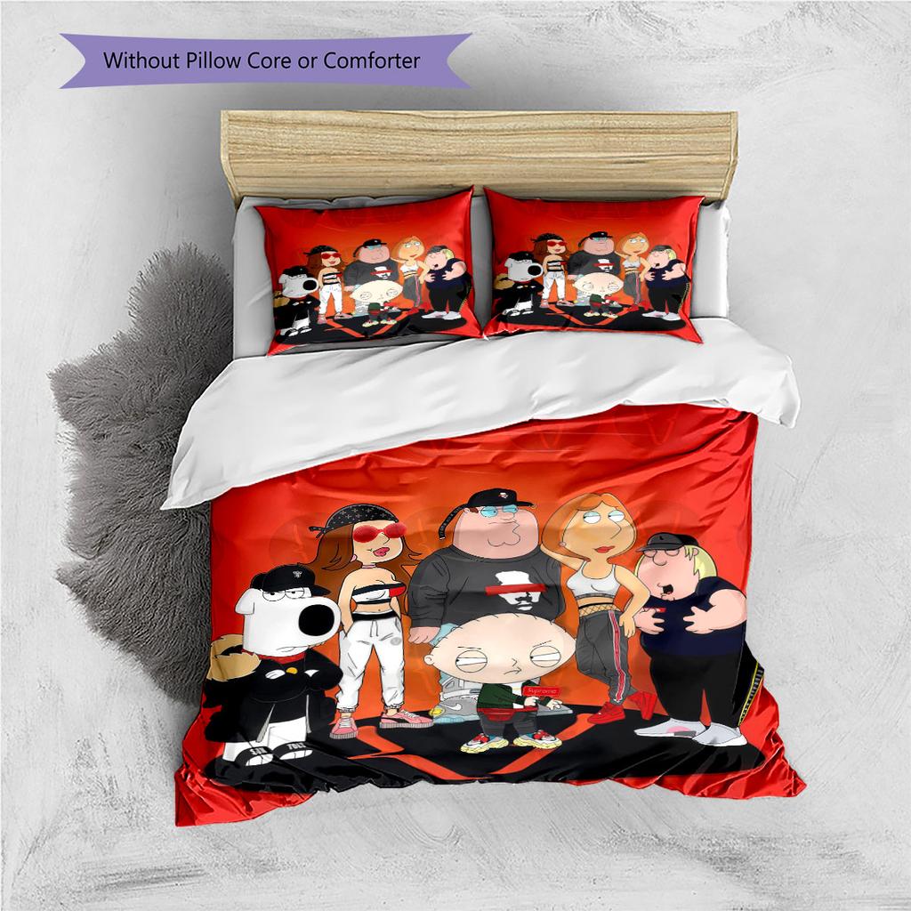 Griffin Pattern Bedding Home Decoration Birthday Gift ( 1 duvet cover + 2 pillowcase, without core),fan merchandise.