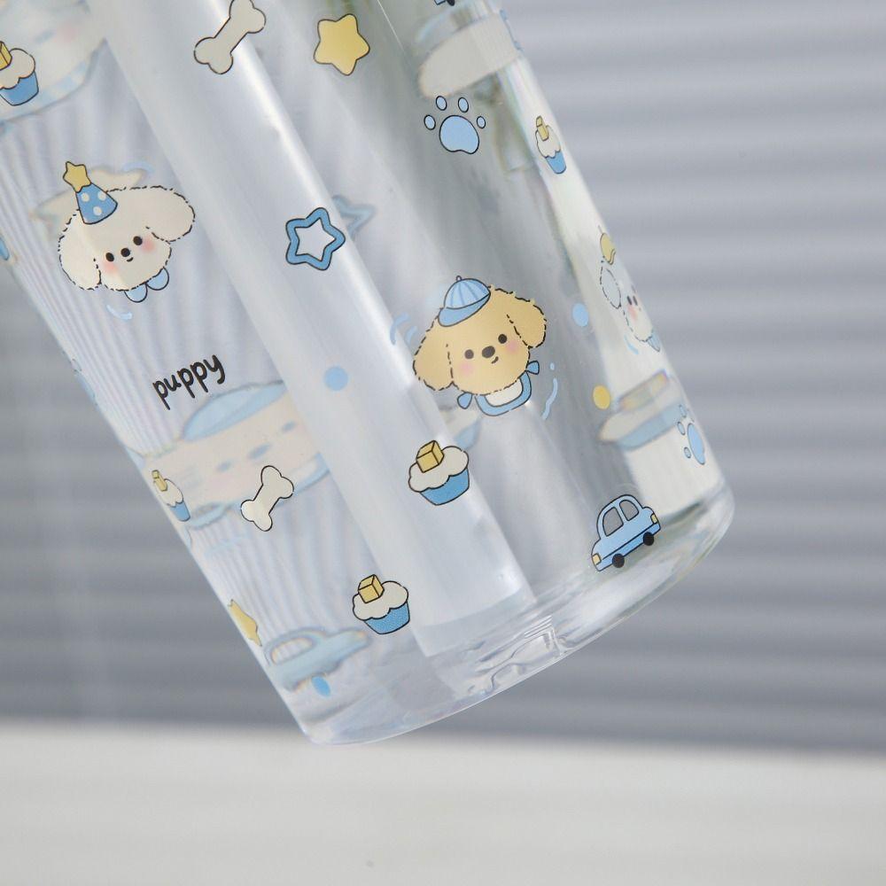700ml Water Bottle Animal Cup With Lid Straw Cute Coffee Cup  for Juice Milk