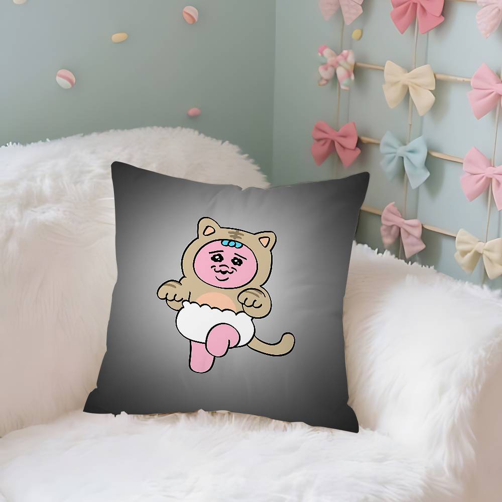 O-Opanchu-S U-Usagi Case Plush Fabric Soft Pillowcase Double Sided Print Cushion Cover Household Gifts