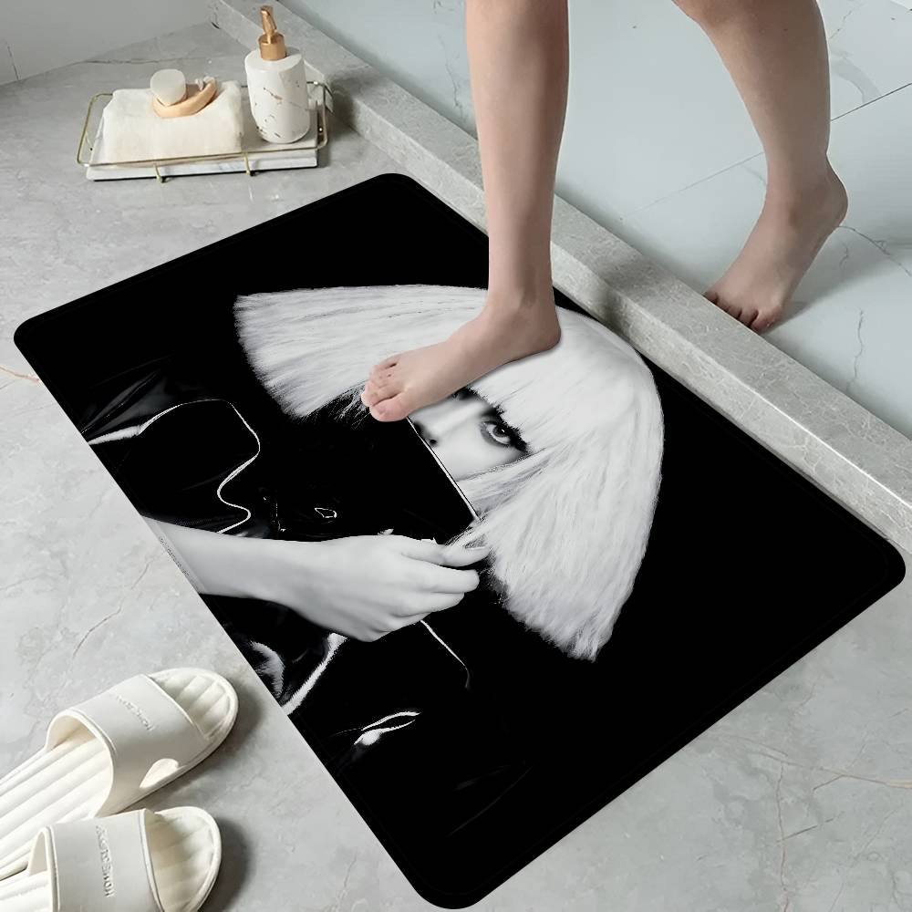 Classic Singer L-LadyGaga Entrance Door Mat Nordic Style Home Doormat Bathroom-Toilet Mats Bedroom Hotel Decor Mat