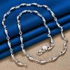 Elegant 925 Sterling Silver Teardrop Necklace for Women, Fashionable Party Wedding Gift Jewelry Accessories