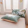 3pcs Duvet Covers  Size  Green Palm Leaf Fern Plant   Hawaiian Plant  Farmhouse Botanical Bedding Set Soft pillowcases*2