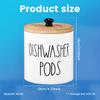 Laundry Powder Container with Lid Stylish Dishwasher Tablet Container Dishwasher Storage Box Holds Sealed Scent Beads Organizer