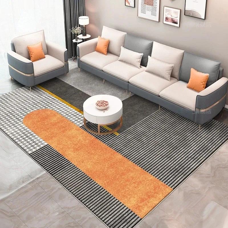 Modern Light Luxury Carpets Nordic Bedroom Carpet Large Area Living Room Decor Floor Mat Home Study Lounge Minimalist Style Rug