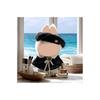 Cimoon Doll Clothes 15cm/17cm Black Gentleman Outfit Costume for Plush Toys and Dolls Dress Up Accessories