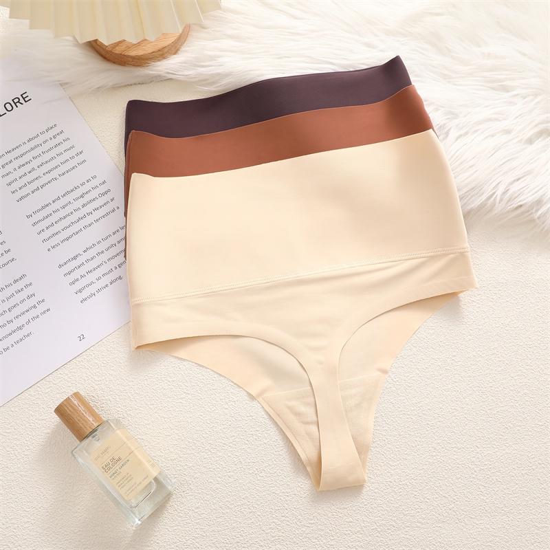 FINETOO Bodyshaper Høy midje sømløs thong Dame Anti-bakterie Truser Kvinnelige Intimates Undertøy