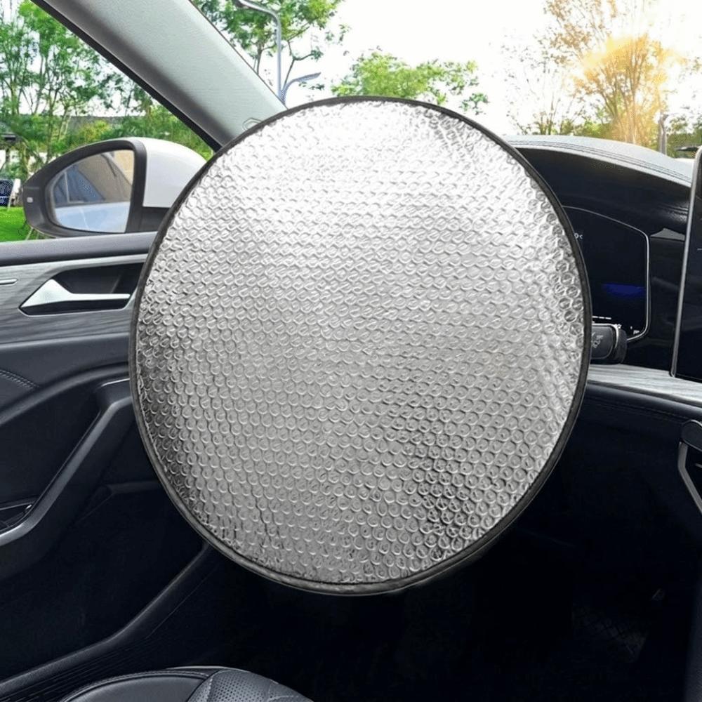 Universal Auto Steering Wheel Sheath Heat-Resistant Steering Wheel Sun Block  Summer Use