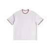 Men's Summer All-match Casual Short-sleeved T-shirt  High-end Loose Quarter-sleeved Top