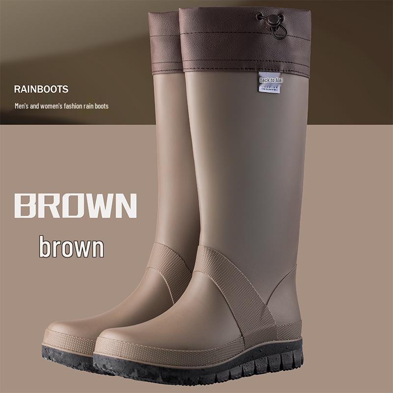 

Складані водонепроникні нековзкі гумові чоботи Warrior для чоловіків і жінок - Ідеально підходять для піших прогулянок на природі в тропічних лісах 40 коричневий