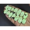 268Cts. Natural Lemon Chrysoprase Oval Cabochon Loose Gemstone 14 Pcs Lot C-2507