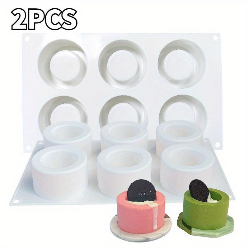 Silicone Mini Cake Mold for Baking Oval Round Floral Shapes Non-Stick Flexible Molds for Cupcakes Desserts Baking Accessories