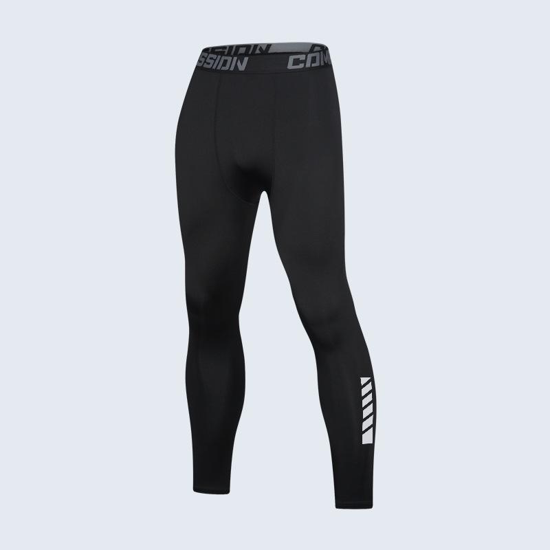 Men's Quick-Dry Compression Tights for Running, Basketball, Football & Training