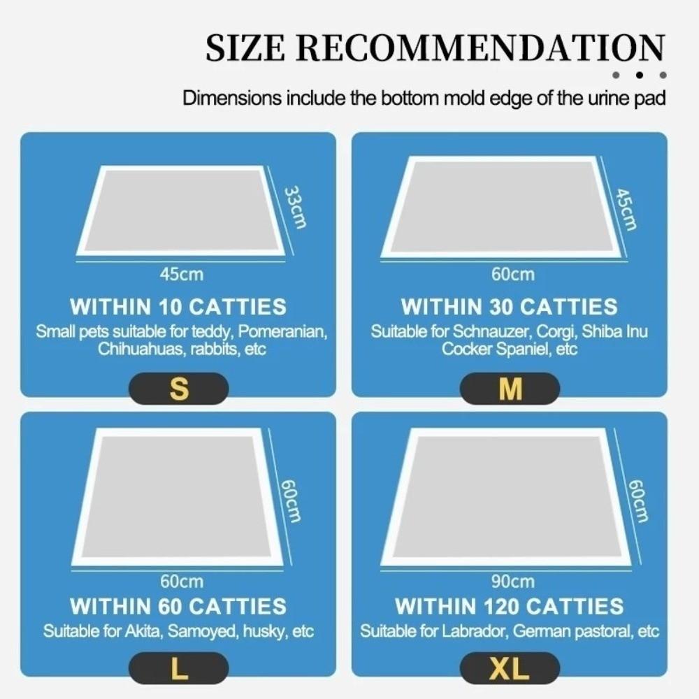 Super Absorbent Bamboo Charcoal Pet Cushion S/M/L/XL Urine Nappy Mat Dog Training Pee Pad Cat