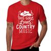 Country Music T-Shirt blacks tees t shirt for men
