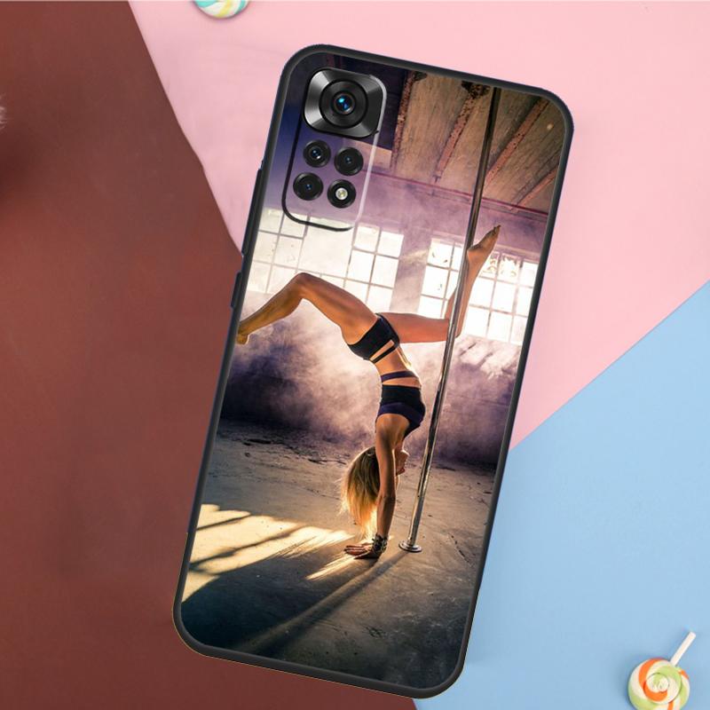 Pole Dance Dancing Fitness Cover For Xiaomi Redmi Note 14 13 Pro 12 11 9 10 9S 10S 11S 12S Redmi 14C 10C 12C 13C Case