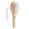 Anti Static Retractable Hair Comb Self Cleaning Detangling Brush Scalp Massage Comb  Styling Tool