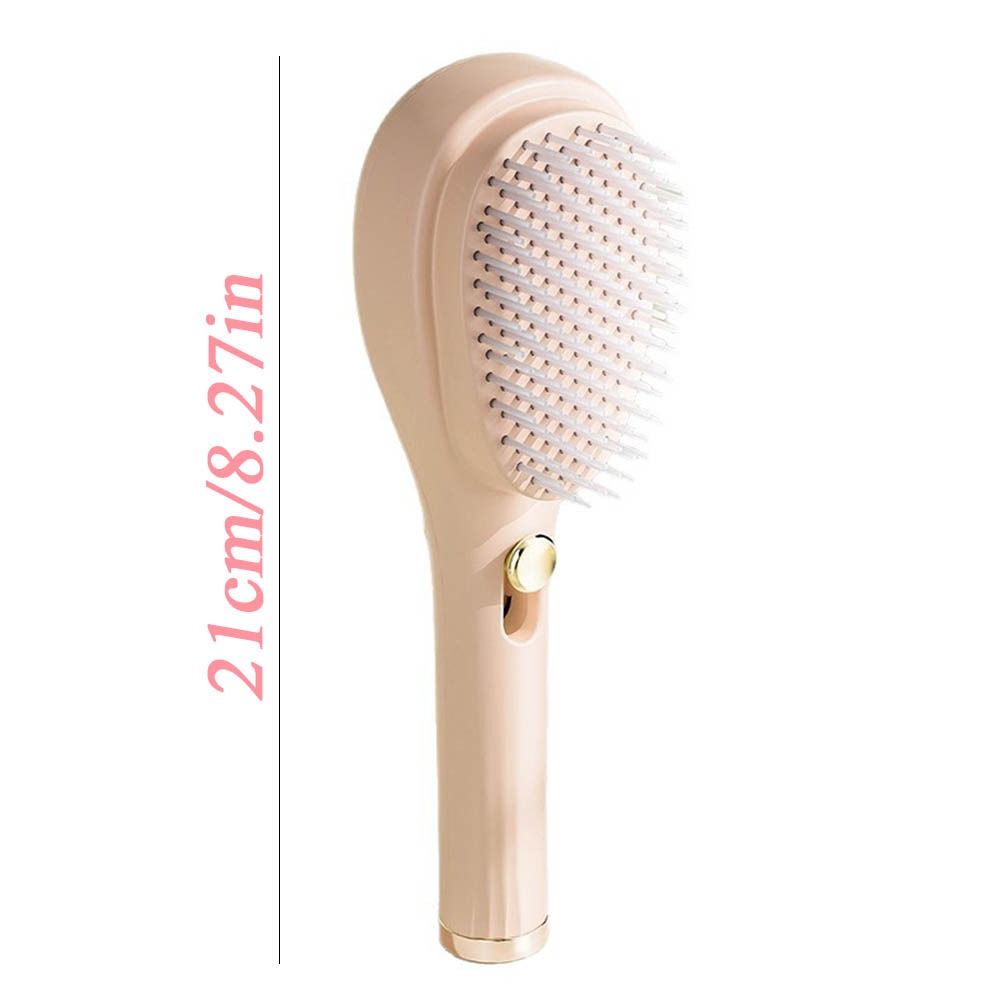 Anti Static Retractable Hair Comb Self Cleaning Detangling Brush Scalp Massage Comb Styling Tool
