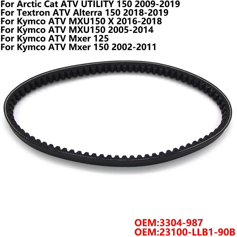 23100-LLB1-90B Drive Belt for Kymco ATV MXU150 2005-2014 ATV MXU150X 2016-2018 ATV Mxer 150 2002-2011 Mxer 125