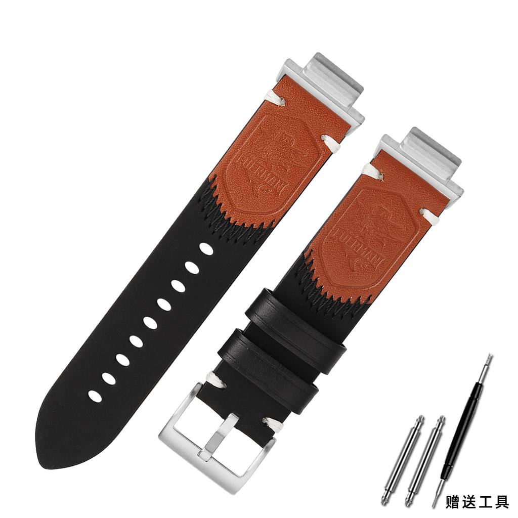 GA2100 Retro Cowhide Watch Strap For Casio G-SHOCK GA-2100 2110 GBM-2100 Modified Genuine Leather Bracelet Men Band Accessories