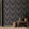 World Of Wallpaper Folk Floral Textured Wallpaper