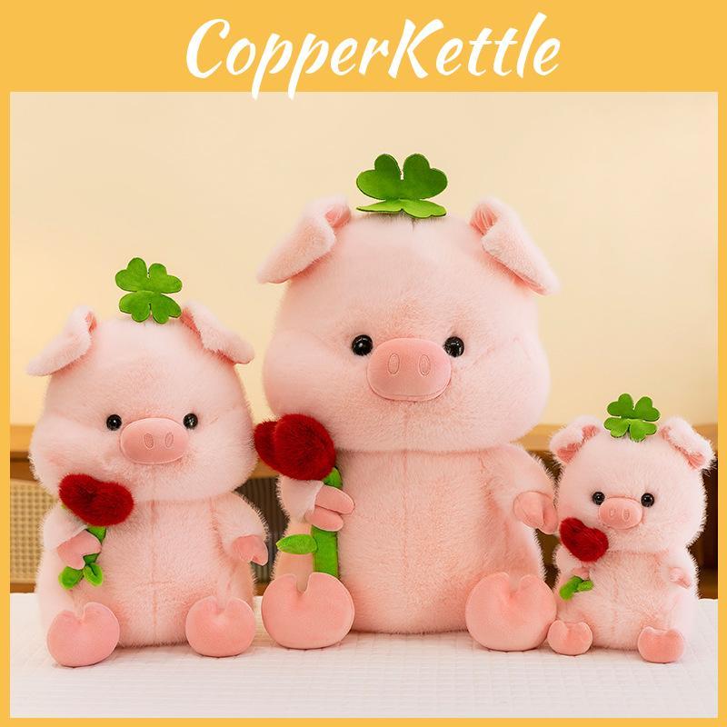Plush Pig Doll With Butterfly Bow For Kids Sleep Comfort Kids Bedroom Decor