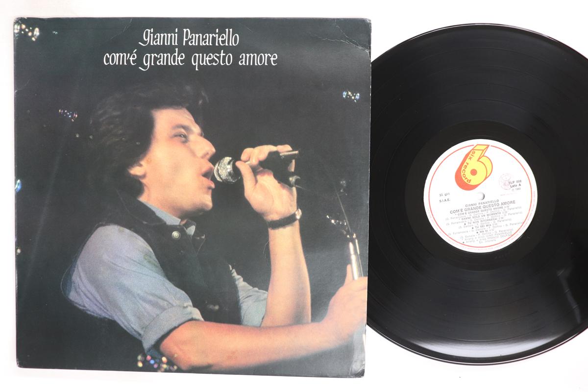

LP Record GIANNI PANARIELLO Come Grande Questo Amore SLP008 SIX 1983 Italy Rock Used