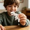 3D Printed Mini Skeleton Dinosaur Model Articulating Dinosaur Figurine Collectible Desktop Decoration for Kids Teens Adults