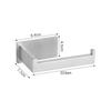 Durable Stainless Steel Toilet Paper Holder - Wall Mounted Bathroom Tissue Dispenser for Home, Kitchen and Hotel Use