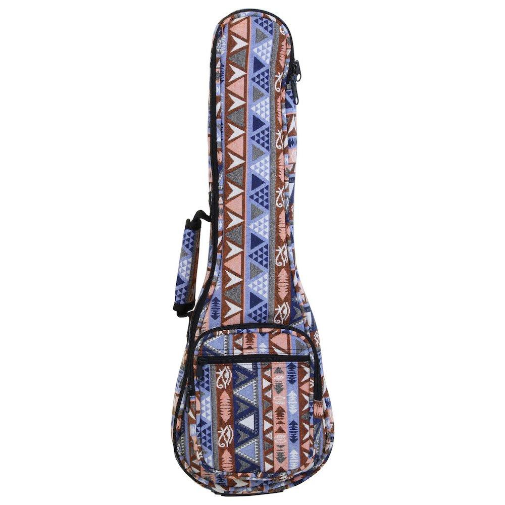 

ARIA Ukulele Gig Bag Soprano Size Ethnic Pattern 12mm Pad Pattern C AEC-SU