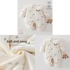 Baby Winter Cotton Romper With Thick Insulation For Newborns