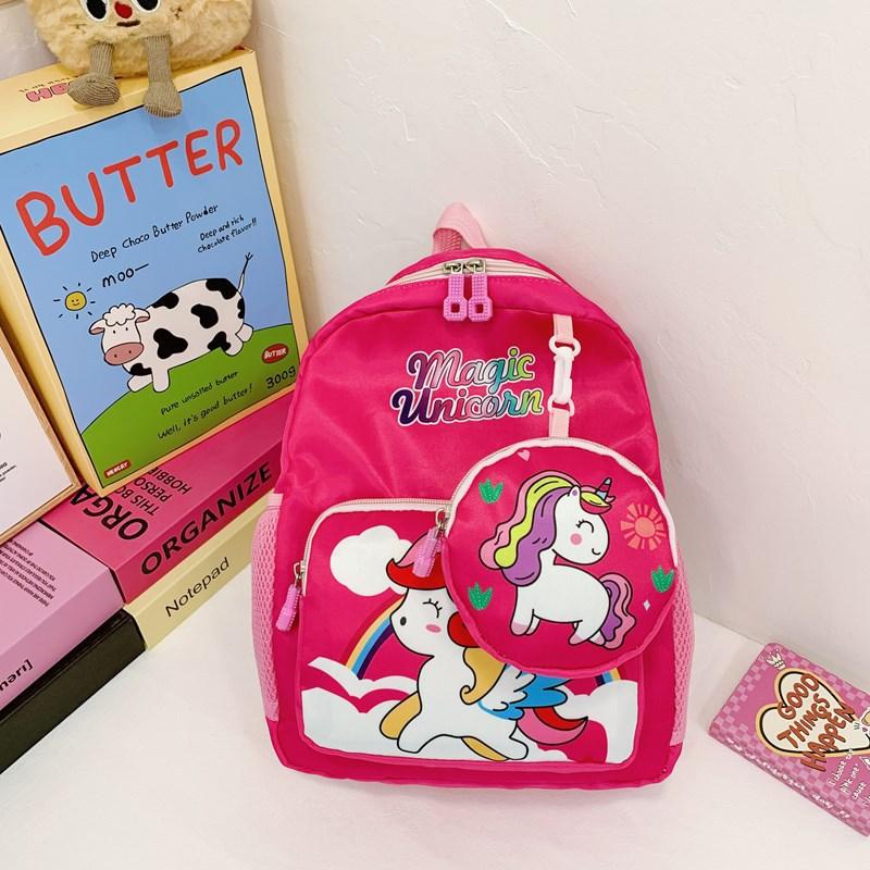 

Детский школьный рюкзак Рюкзак для малышей из детского сада Легкий рюкзак с уменьшением нагрузки Мультяшные аксессуары для прогулок Маленький рюкзак